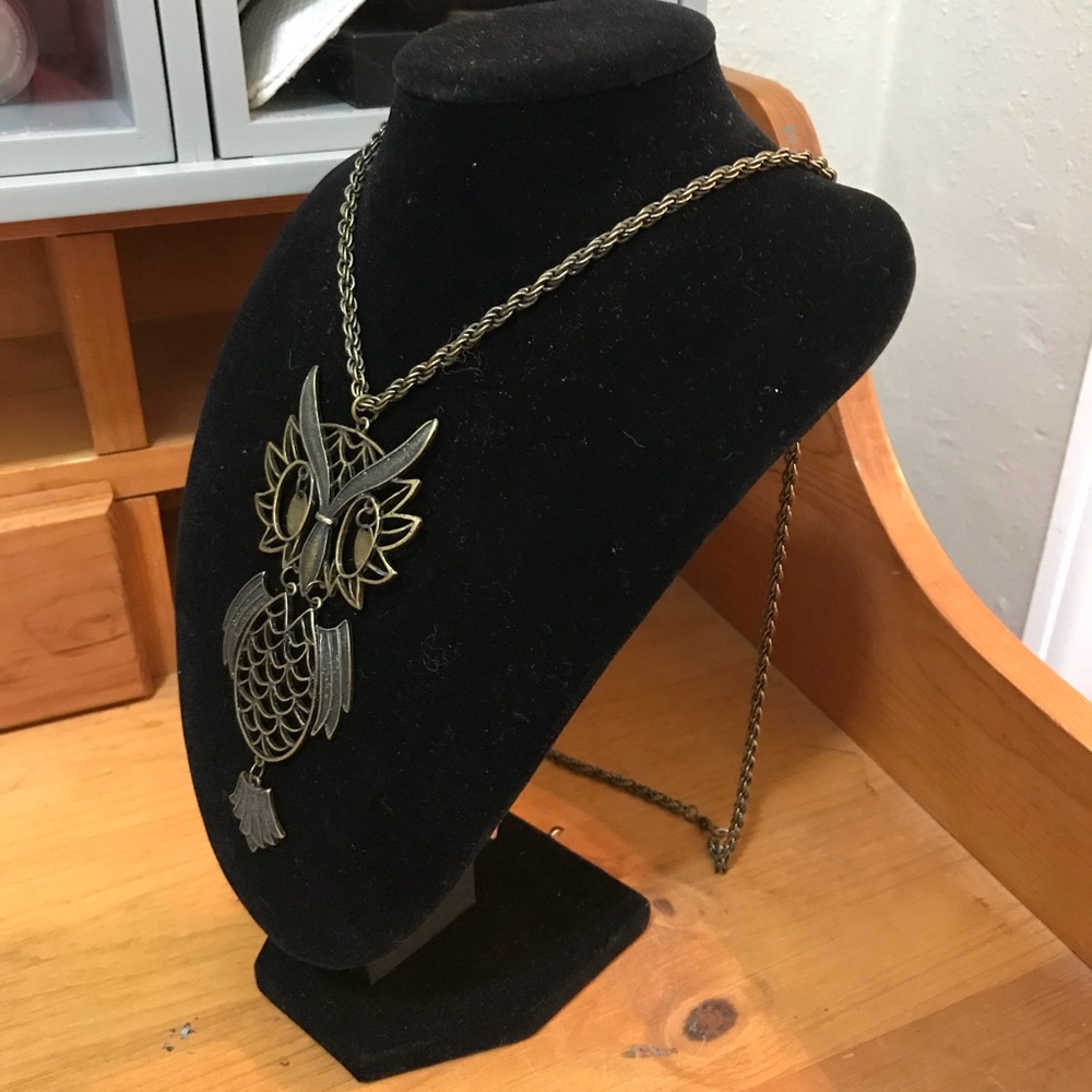 Owl Statement Necklace - image 2